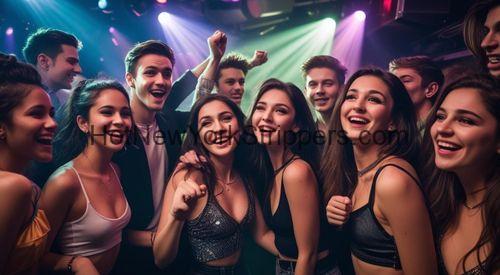 Amateur strippers performing at private party in NYC loft