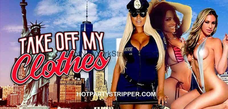 Brooklyn NYC Female Strippers Group Photo Female strippers posing in NYC skyline backdrop Brooklyn party